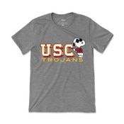 USC Trojans UnisexPeanuts Joe Cool Gray T-Shirt